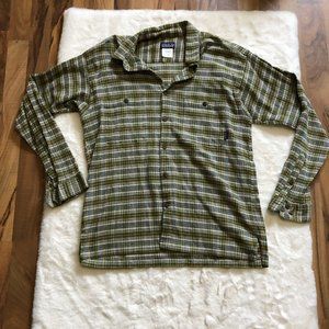 Patagonia organic cotton plaid button down size M
